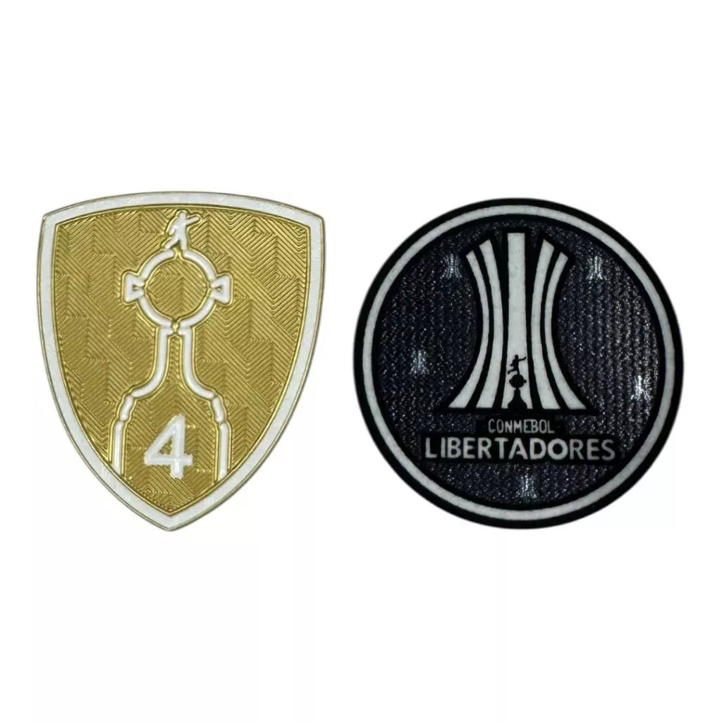 Patches Libertadores 4 Troféus