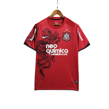 Camisa Corinthians III 11/12 - Versão Retrô Vermelha
