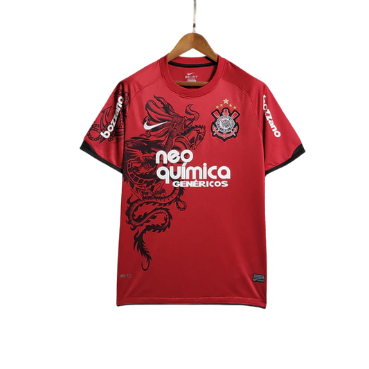 Camisa Corinthians III 11/12 - Versão Retrô Vermelha