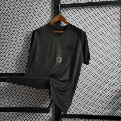 Camisa Retrô Borussia Dortmund 2019/20 Edição Especial 110 Anos Masculina Preta