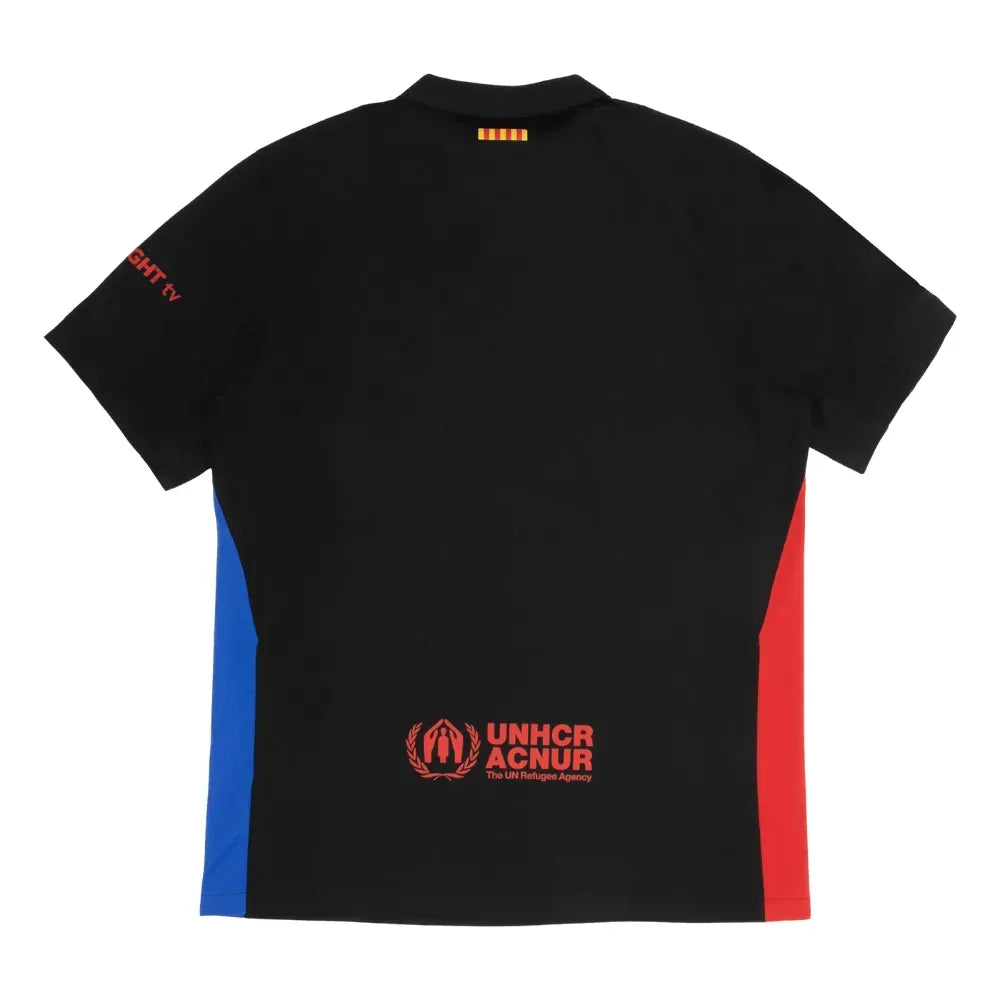Camisa Barcelona Away x Travis Scott All Black 24/25 - Torcedor Masculina