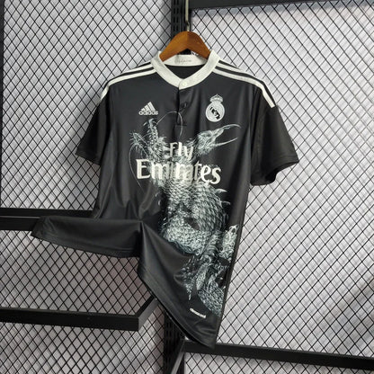 Camisa Retrô Real Madrid III Third 2014/15 Masculino Preto