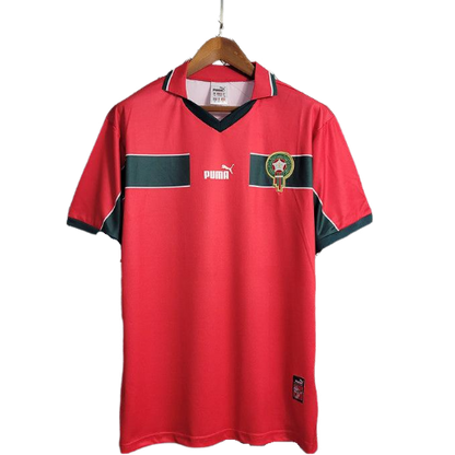 Camisa Retrô Marrocos Home 1998/99 Vermelho