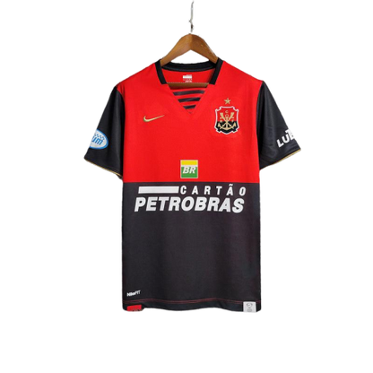 Camisa Flamengo I Home Retrô 2008/09 Masculina - Vermelho