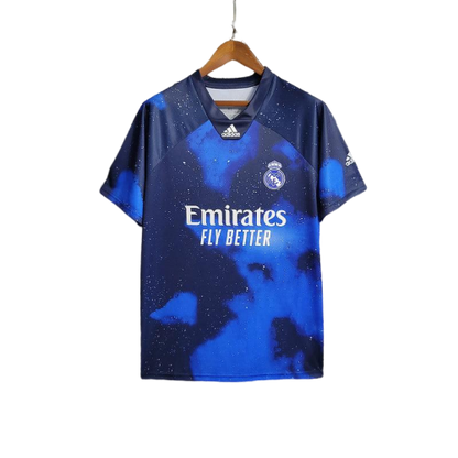 Camisa Real Madrid Especial 2018/19 Retrô - Azul Galáxia