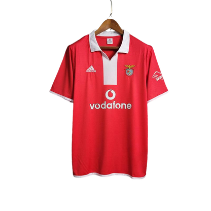 Camisa Benfica Polo 2004/05 Masculino Retrô