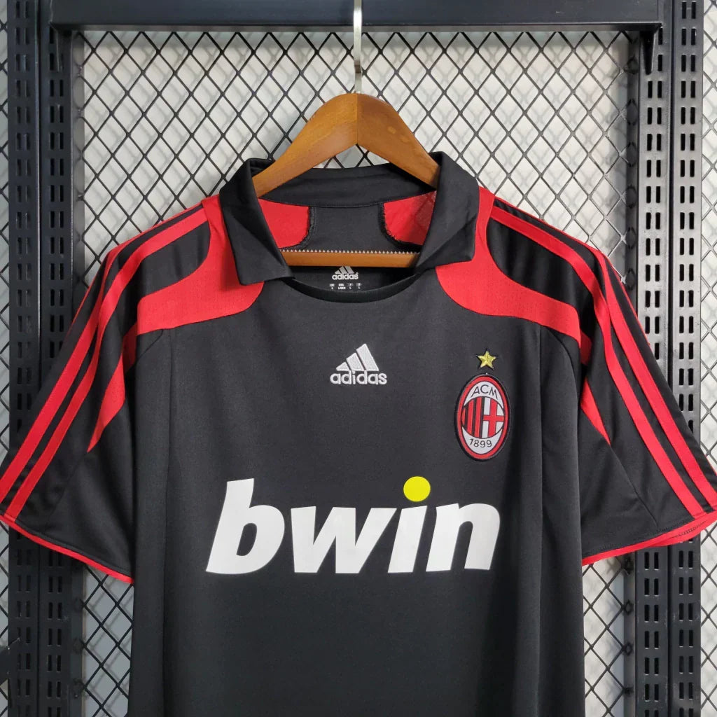 Camisa Retrô Milan III 2007/08 Masculino Preto