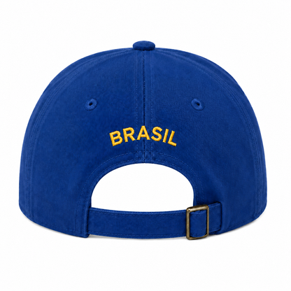 Boné Brasil Copa do Mundo Aba Curva Unissex Ajustável