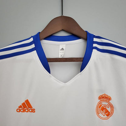 Camisa Real Madrid Treino 2021/22 Retrô - Branca