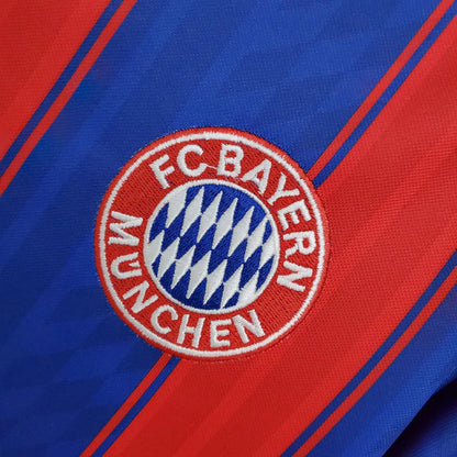 Camisa Bayern de Munique Retrô 1995/1997 Azul e Vermelha
