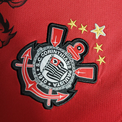 Camisa Corinthians III 11/12 - Versão Retrô Vermelha