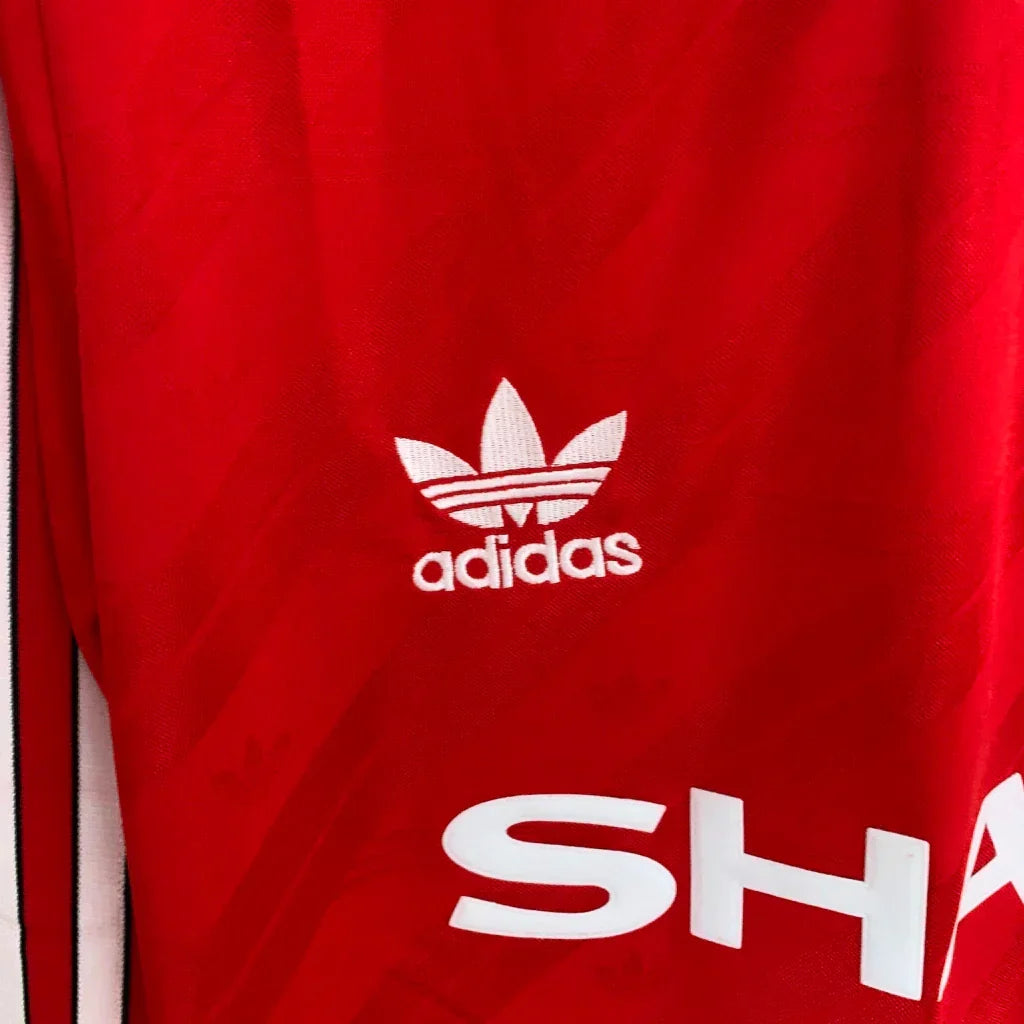 Camisa Retrô Manchester United Manga Longa - 86/88 Vermelho