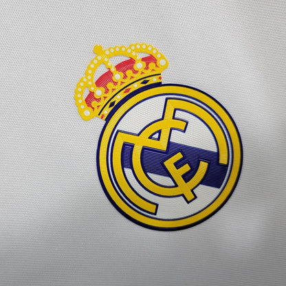 Camisa Retrô Real Madrid Manga Longa 2016/17 Masculino Branco