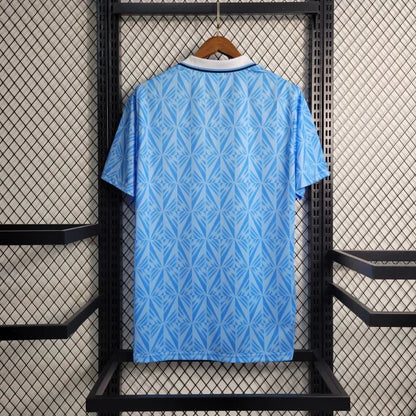 Camisa Retrô Lazio 1991/92 Masculino Branco e Azul