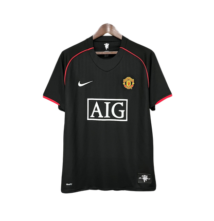 Camisa Retrô Manchester United III Third 2007/08 Masculino Preta