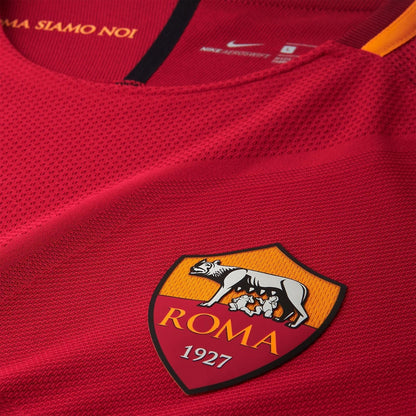Camisa Retrô Roma I 2017/18 Masculino Vermelho