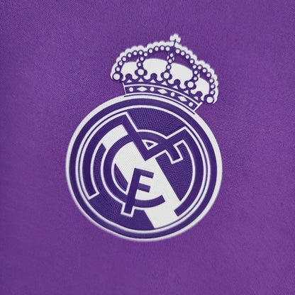 Camisa Retrô Real Madrid II Away 2016/17 Masculino Roxo