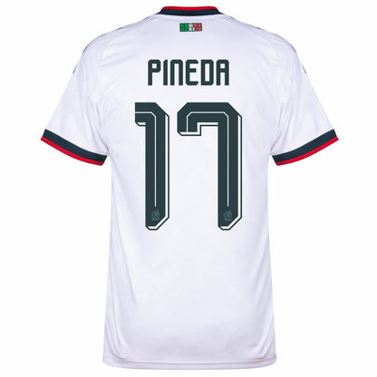 Camisa México Away Copa 2026 - #17 Pineda - Versão Torcedor
