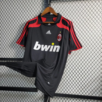 Camisa Retrô Milan III 2007/08 Masculino Preto