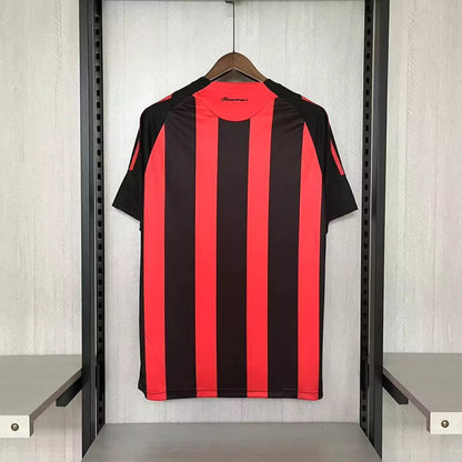 Camisa Retrô Milan 2008/09 Masculino Vermelha e Preta