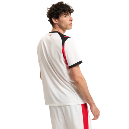 Camisa AC Milan Away 25/26 - Torcedor Masculino - Branco e Preto