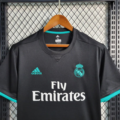 Camisa Retrô Real Madrid 2017/18 II Torcedor Preto