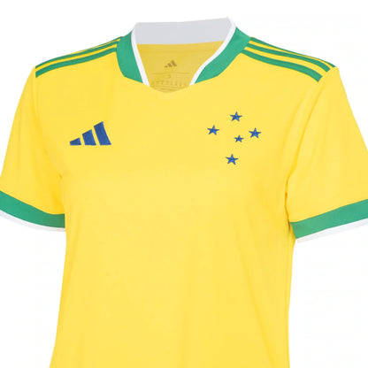 Camisa Cruzeiro 2026/27 Verde Amarela Copa do Mundo - Feminina