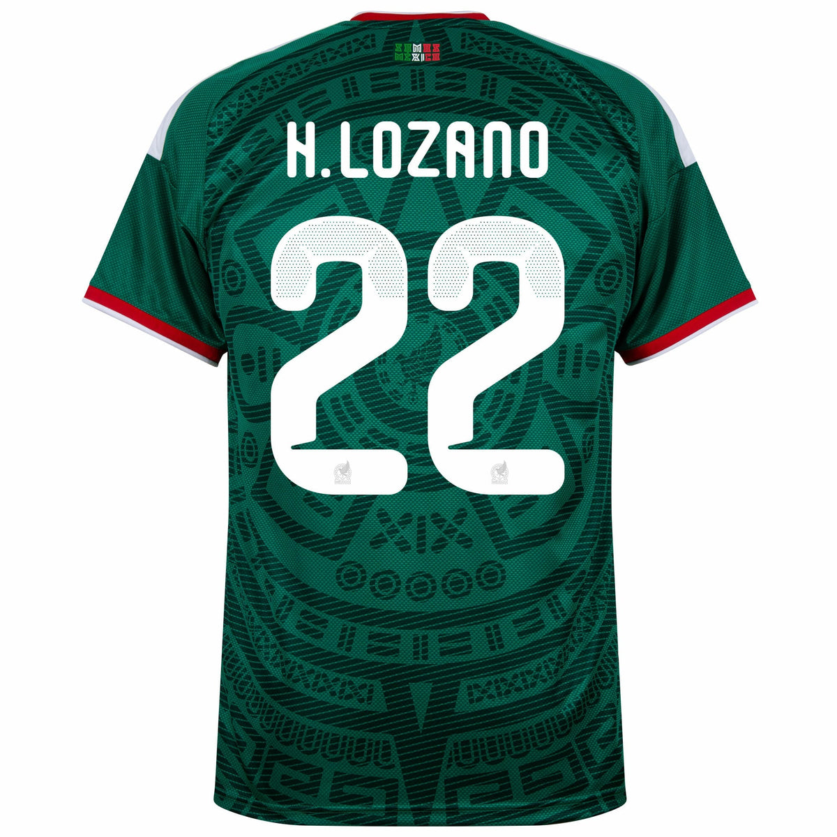 Camisa México Home Copa 2026 - #22 H. Lozano - Versão Torcedor