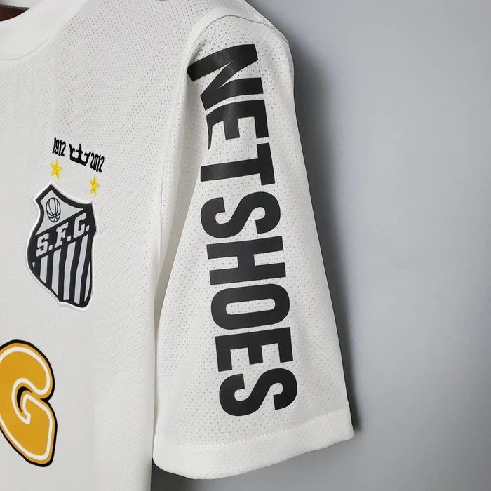 Camisa Retrô Santos I Home 2012/13 Masculino Branco