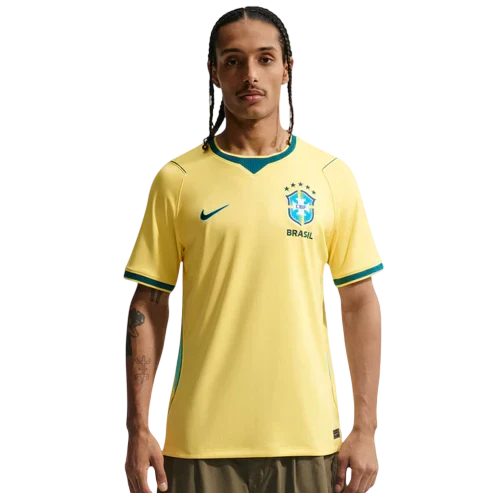 Kit Casal 2 Camisas Brasil Home 26/27 - Torcedor (3GG, 4GG)