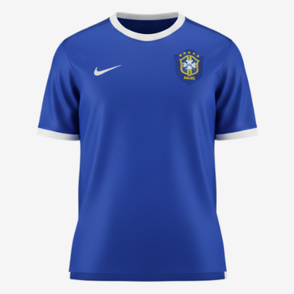 Camisa Retrô 2006 Seleção Brasileira Away Masculina - Azul