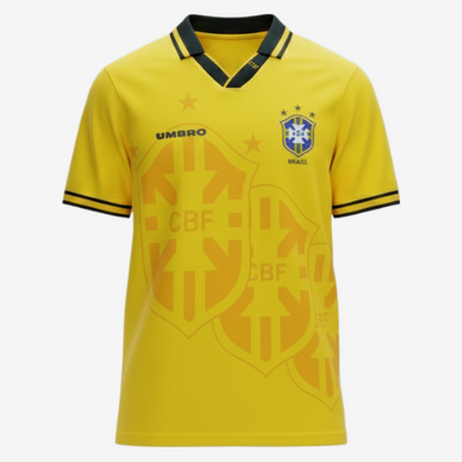 Camisa Retrô 94/95 Seleção Brasileira I Masculina - Amarela