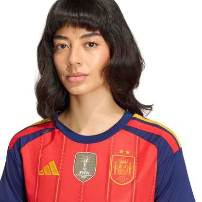 Camisa Espanha 2026/27 I Home Torcedor - Edição Campeões do Mundo - Feminina