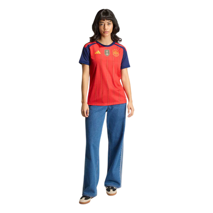 Camisa Espanha 2026/27 I Home Torcedor - Edição Campeões do Mundo - Feminina