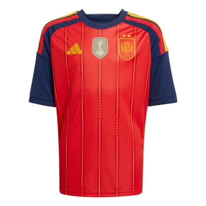 Kit Infantil Espanha 2026/27 I Home Torcedor - Edição Campeões do Mundo