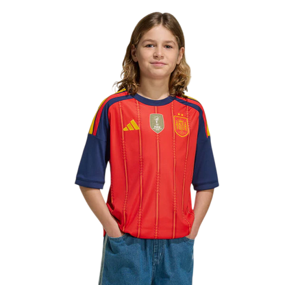 Kit Infantil Espanha 2026/27 I Home Torcedor - Edição Campeões do Mundo
