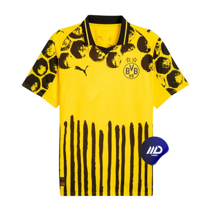 Camisa Borussia Dortmund Mundial de Clubes 25/26 - Torcedor X Kidsuper Masculino - Amarelo