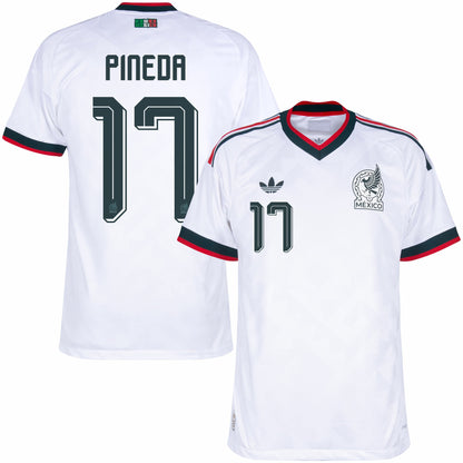 Camisa México Away Copa 2026 - #17 Pineda - Versão Torcedor