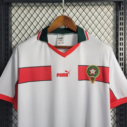 Camisa Retrô Seleção Marrocos II 1998/99 Branco