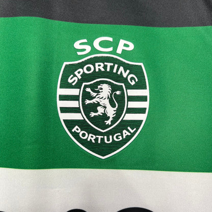 Camisa Sporting Titular 24/25 - Torcedor Masculina Lançamento