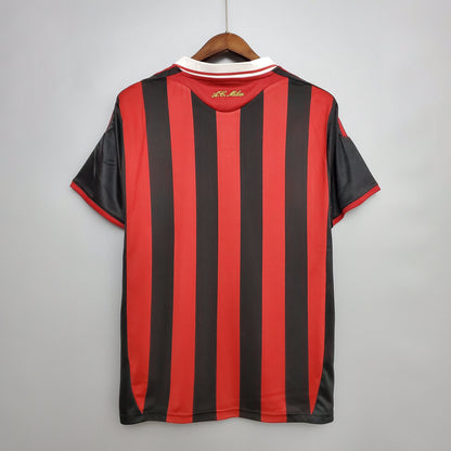 Camisa Retrô Milan I 2009/10 Vermelho e Preto