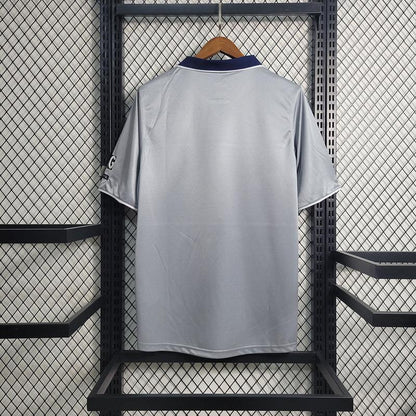 Camisa Retrô PSG Away 2000/01 Masculino Cinza e Branco