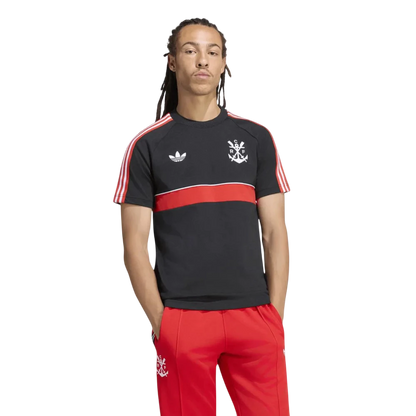 Camisa Flamengo Originals 2 Trefoil 2026/27 - Masculina Preta [PRÉ-VENDA]