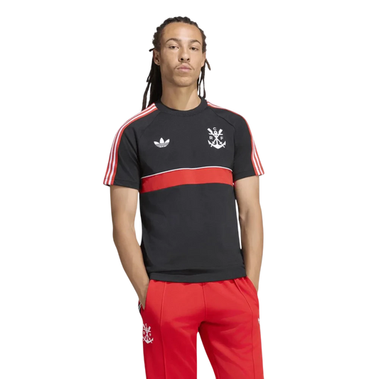 Camisa Flamengo Originals 2 Trefoil 2026/27 - Masculina Preta