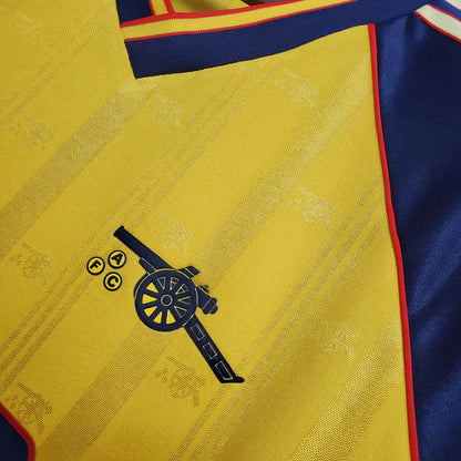 Camisa Arsenal Retrô 1988/1989 Amarela