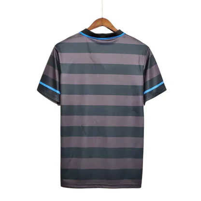 Camisa Retrô Inter de Milão II Away 1997/98 Masculina Preto e Cinza