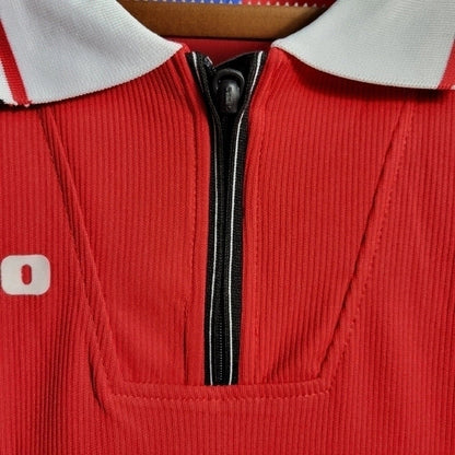 Camisa Manchester United Retrô Manga Longa 1998/99 Vermelha