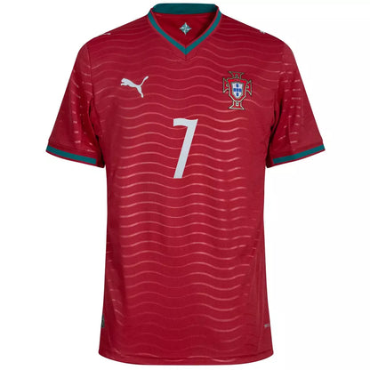 Camisa Portugal Home Copa 2026 - #7 Ronaldo - Torcedor