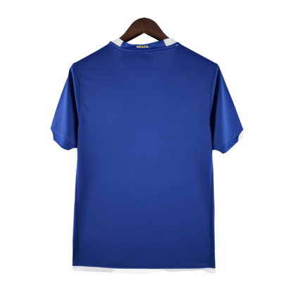 Camisa Retrô 2006 Seleção Brasileira Away Masculina - Azul