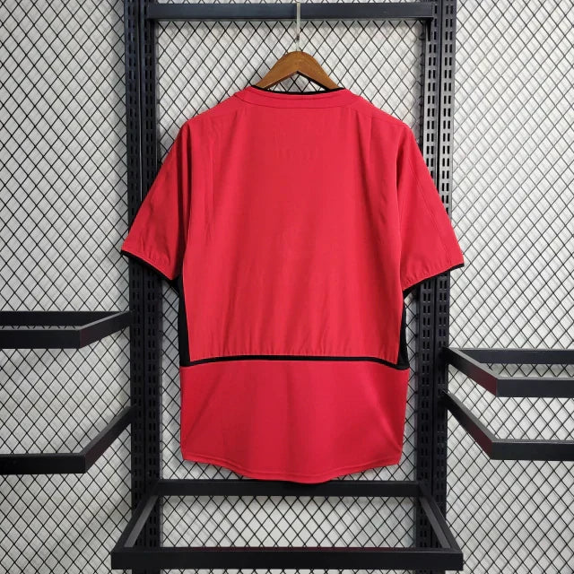 Camisa Retrô Manchester United 2002/04 Vermelho